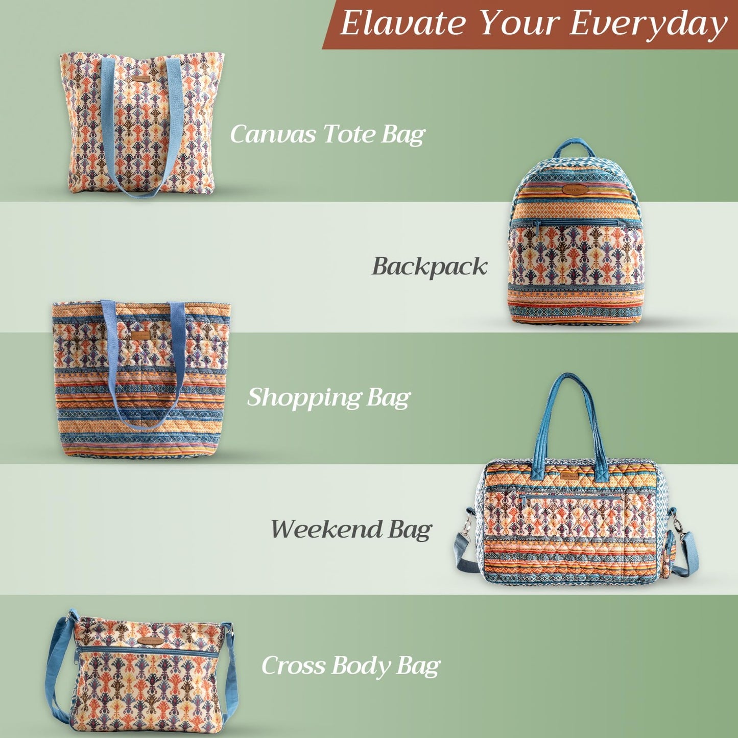 Stylish Cotton Shoulder Bag for Women   Versatile Handbag, Perfect for Everyday5