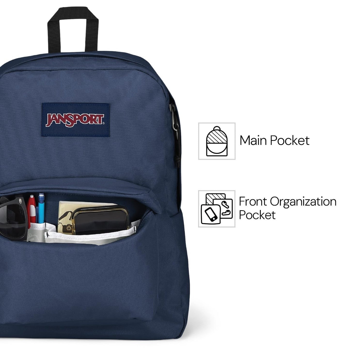 Durable Lightweight Backpack   1 Main Compartment, Front Utility Pocket, Organiz4
