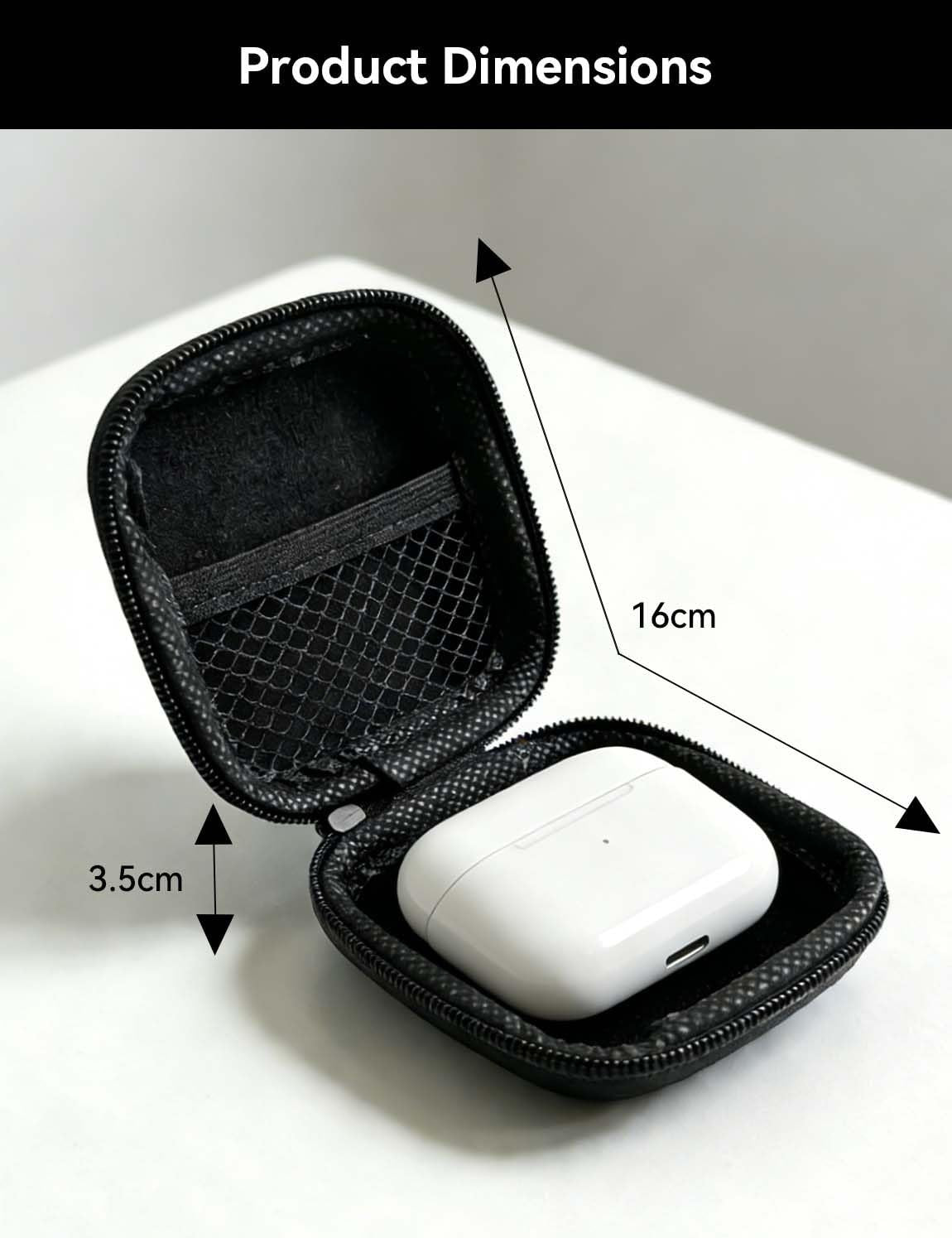 Hard Protective Earphone Case for Wired Earbuds & MP3   Portable Carrying Bag2