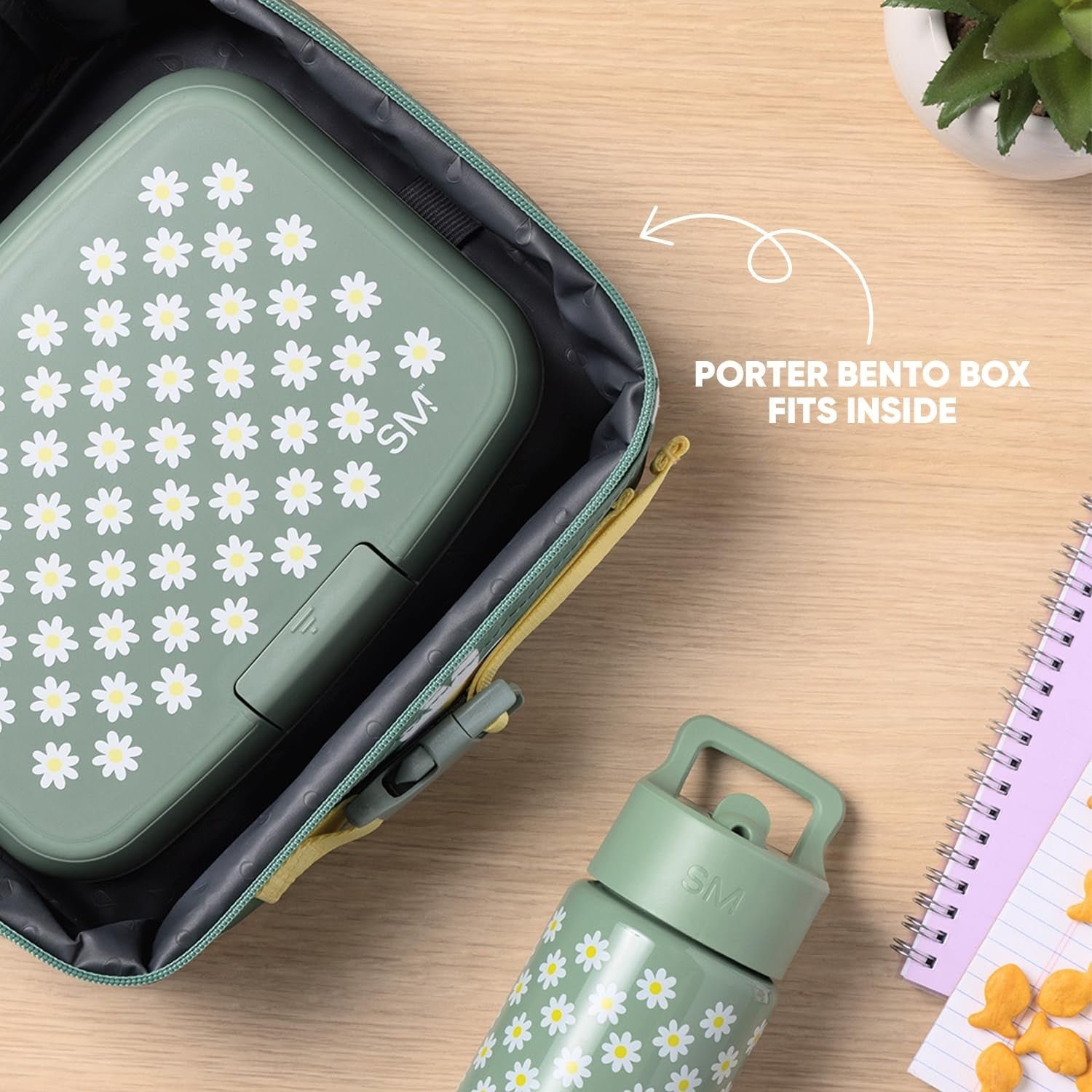 Insulated Kids Lunch Box & Bag Set - Cute Bento Lunch Container for School, Todd3
