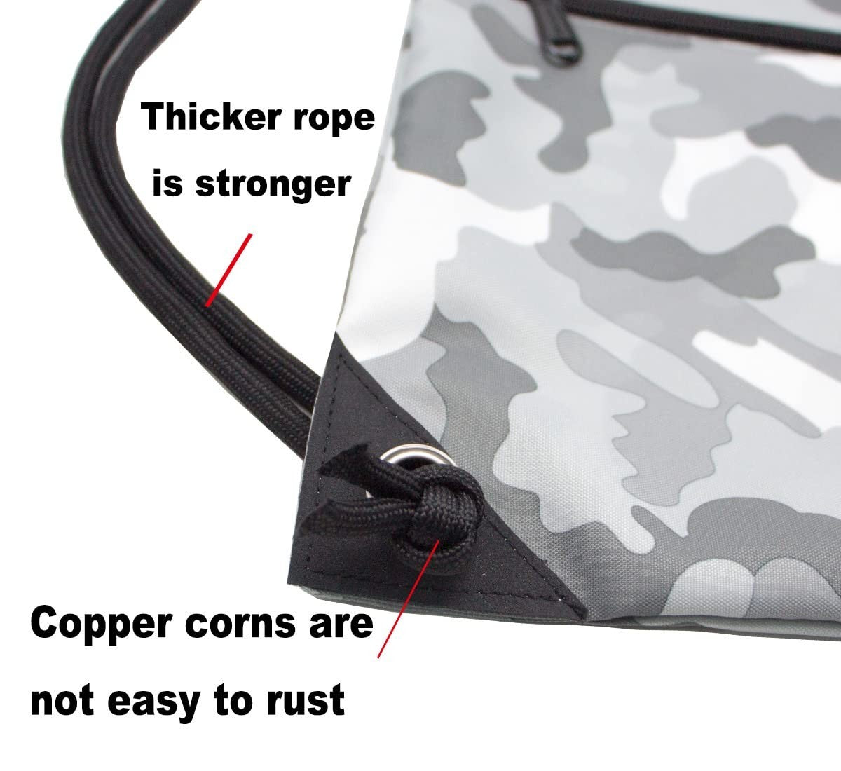 Drawstring Backpack Gym Bag, Lightweight Sport Sackpack for Travel & Fitness2