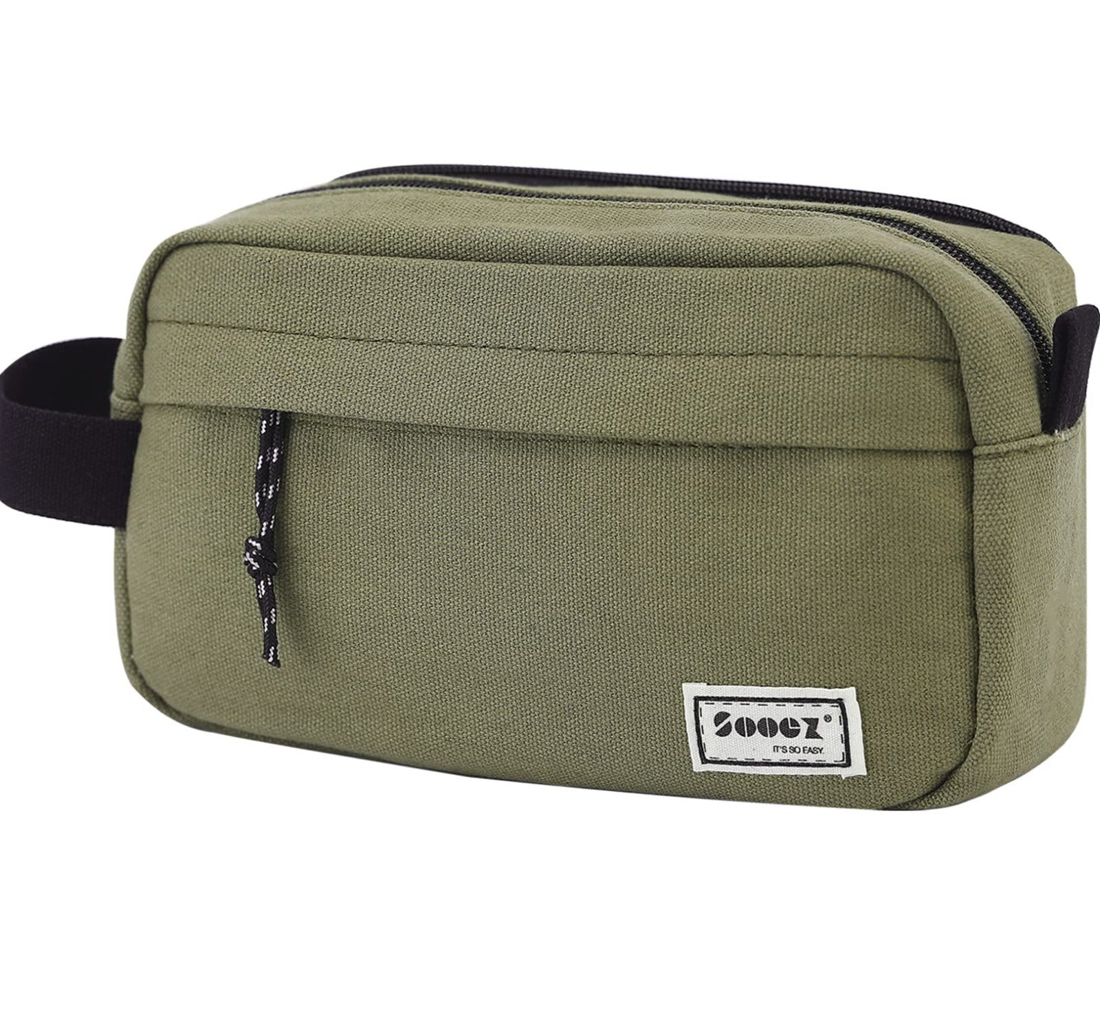 Large Capacity Pencil Case Organizer   Canvas Pouch with Compartments, Easy Grip1