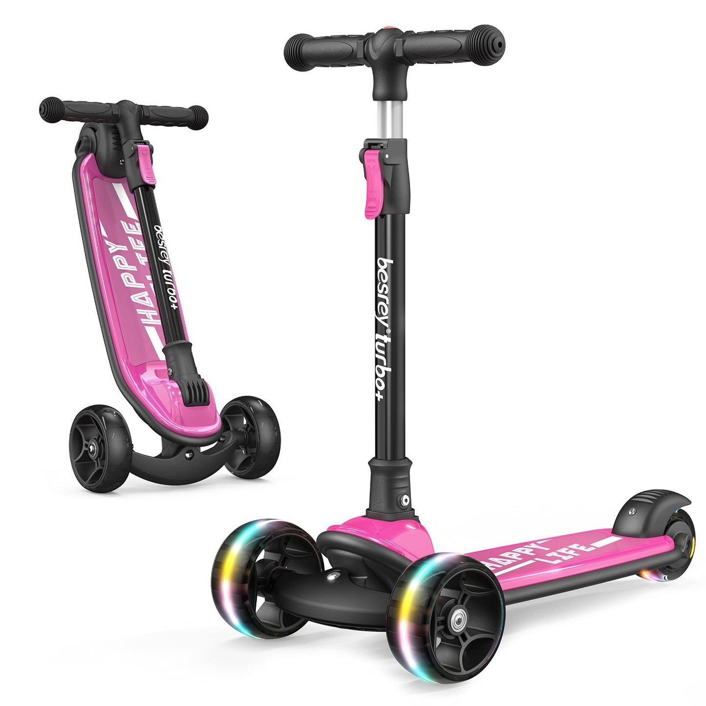 3-Wheel Kids Scooter Ages 3-10, Adjustable Height, Safe & Durable Design1