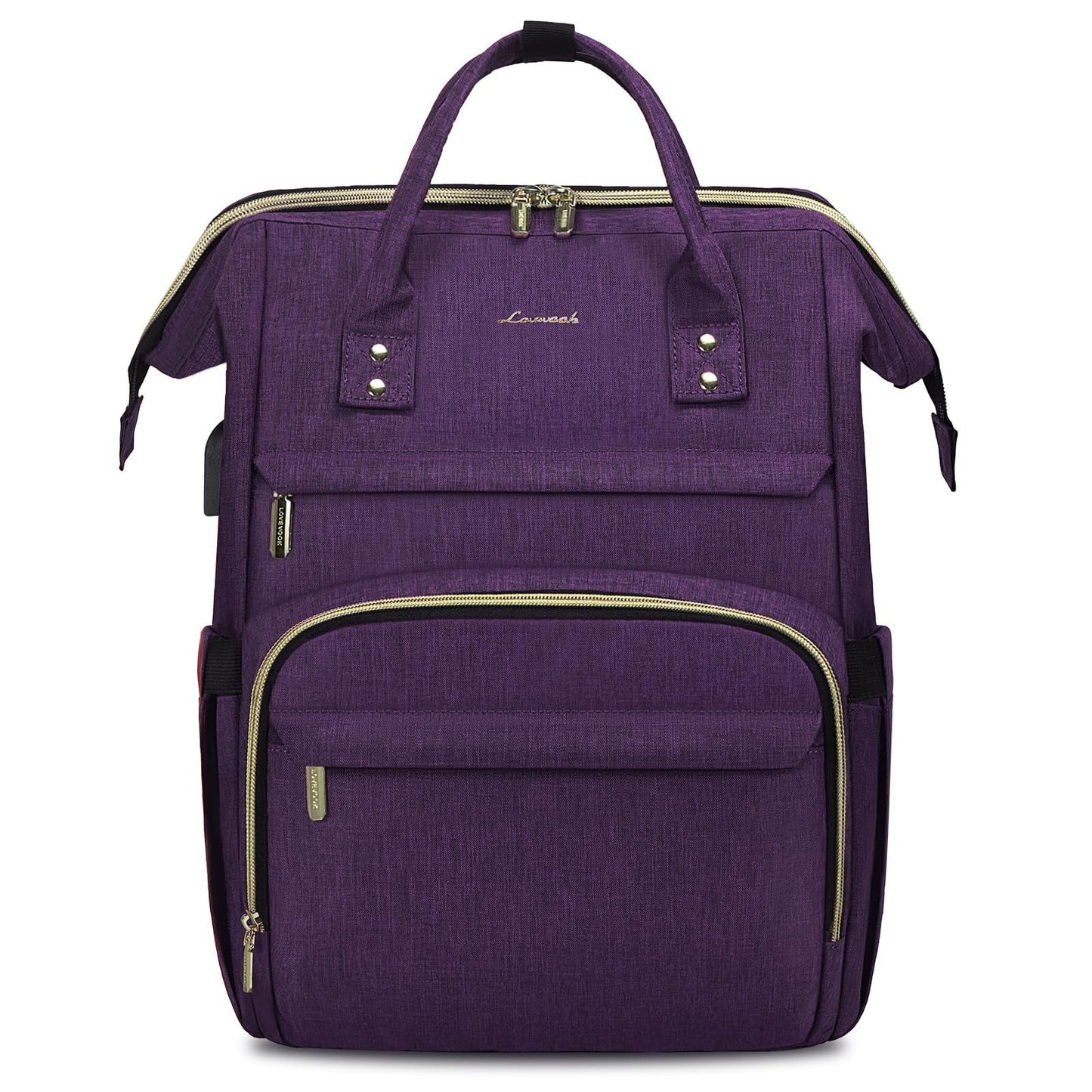 Stylish 17" Laptop Backpack for Women   Waterproof Travel Bag with USB Port, Ide1