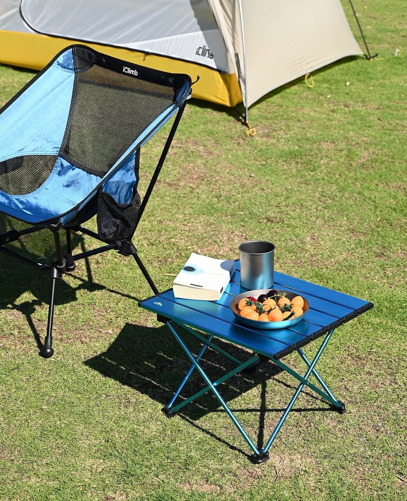 Ultralight Compact Folding Camping Table with Carry Bag - Portable Outdoor Furni7