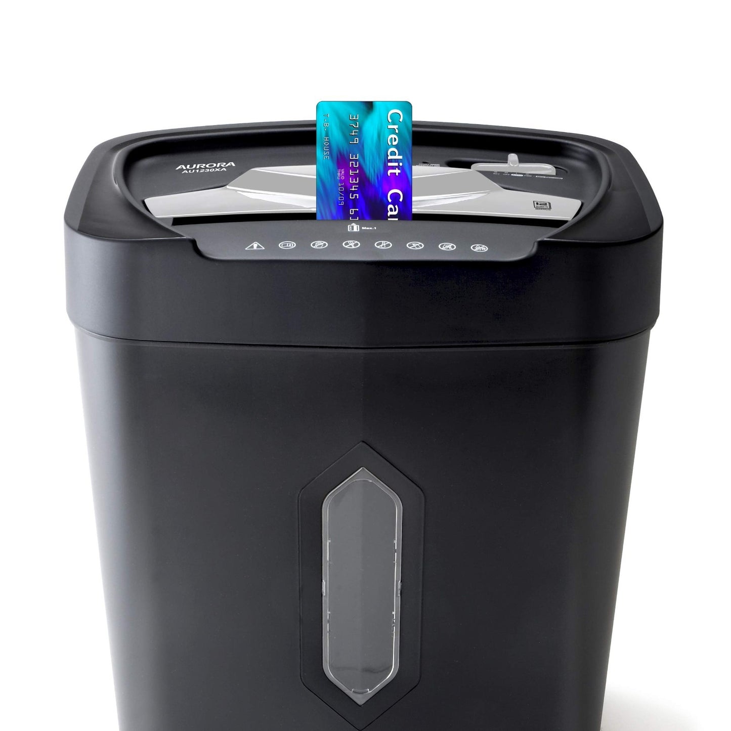 12 Sheet Crosscut Paper & Credit Card Shredder with 5.2 Gallon Wastebasket   Ant2