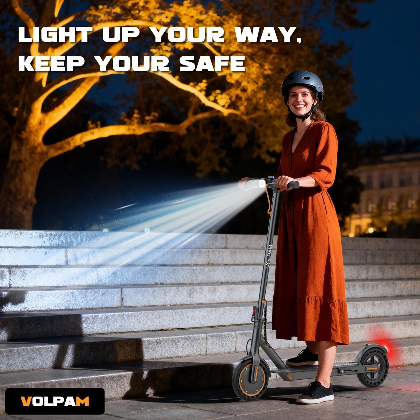 Powerful Electric Scooter 350W/500W Motor, 19MPH Speed, 21-28 Miles Range, Foldi7