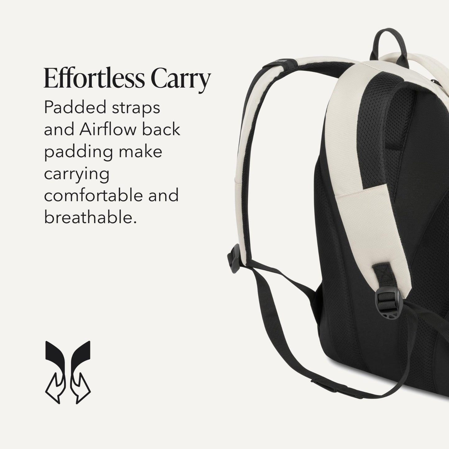 Laptop Backpack for 13" Laptops, Airflow Back Panel, Reflective Accents, 26L Cap4