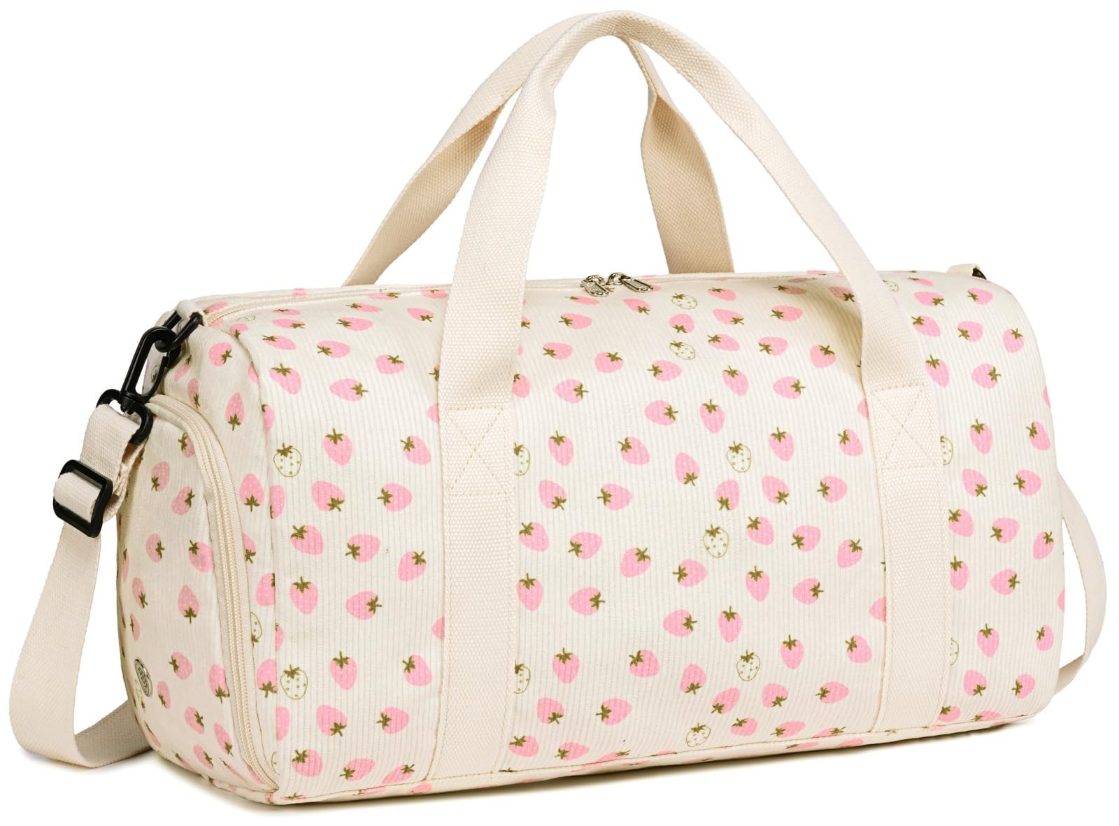 Cute Girls Duffle Bag with Shoes Compartment, Waterproof Gym & Travel Bag1
