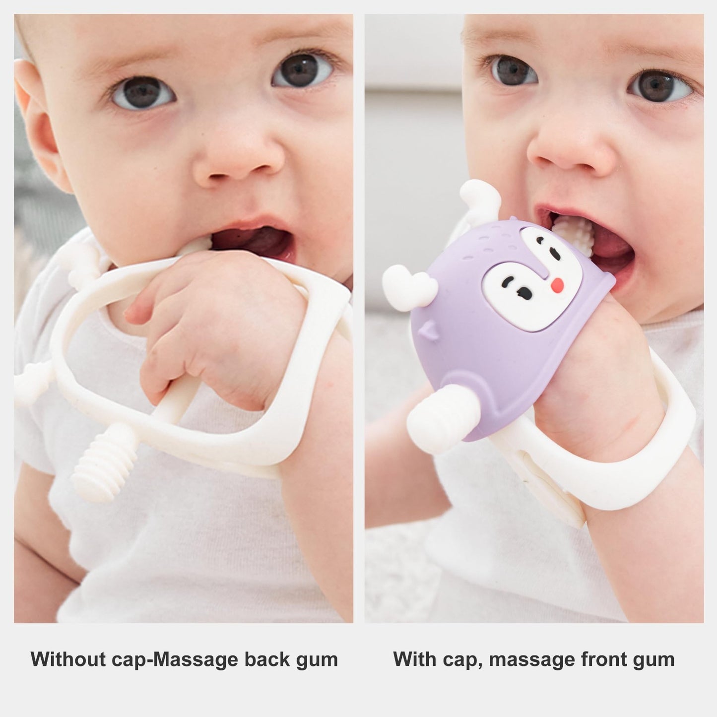 Silicone Teething Toys for Infants 0 12 Months, Teething Mittens & Hand Teethers2