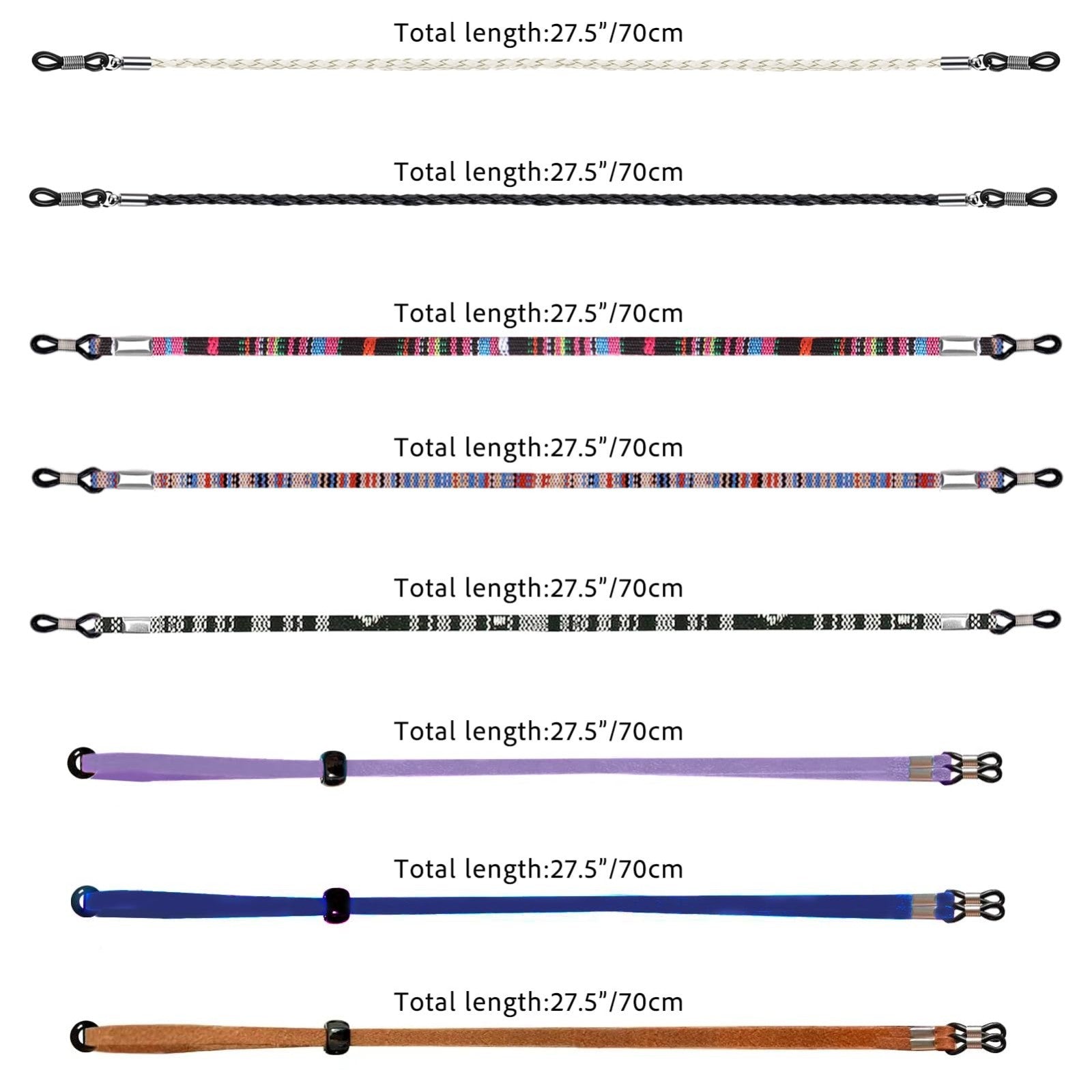 Beaded Eyeglass Chain Holder - 8 Pcs Neck Strap for Women - Stylish & Secure2