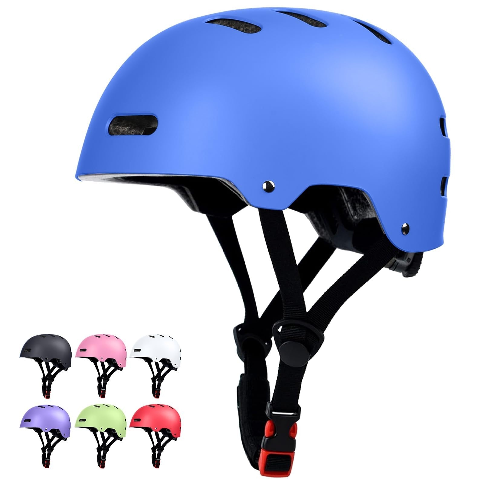 Multi-Sport Helmet for Skateboard, Bike, Scooter - Adjustable, Lightweight, Vent1