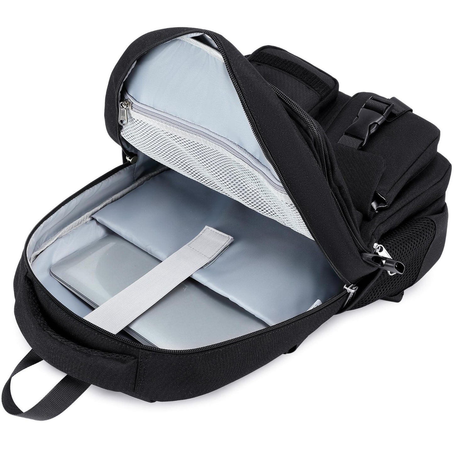 Large Heavy Duty Backpack for School & College, Multi Pocket Travel Bookbag5