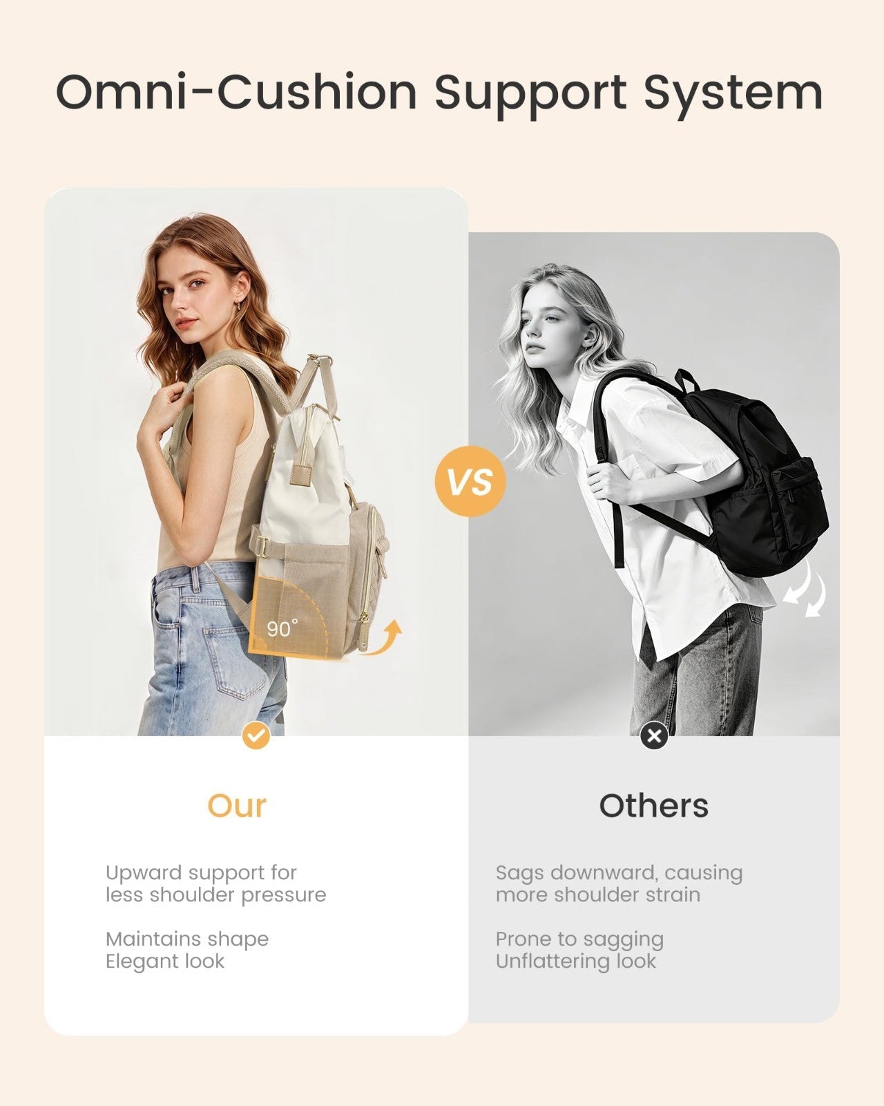Quilted Laptop Backpack for Women   Stylish Work, Teacher & Nurse Purse Bag5