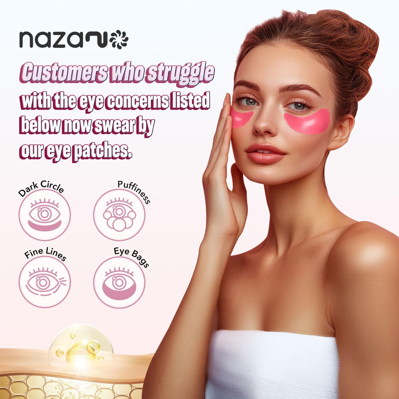 Revitalizing Under Eye Patches   60 Pack Hydrating Eye Masks for Dark Circles2