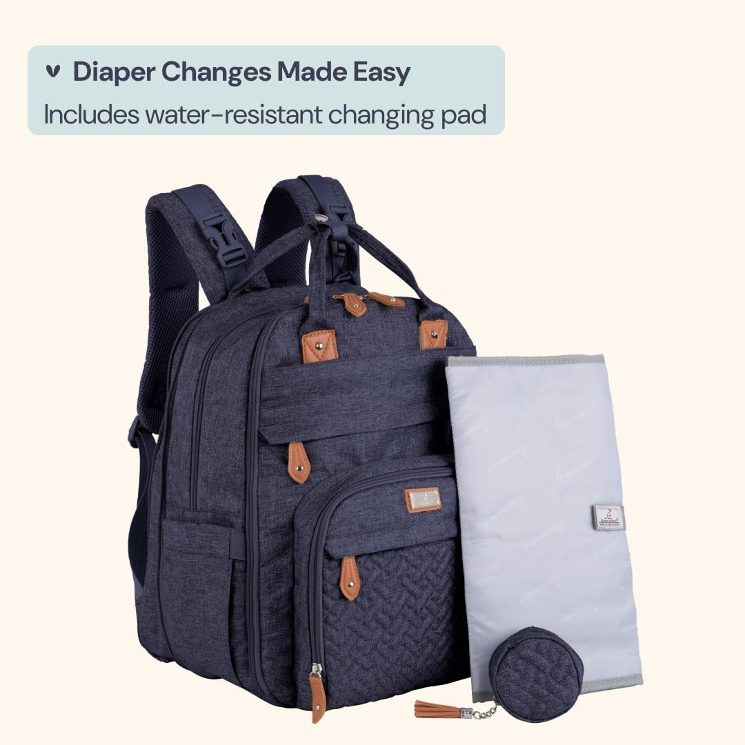 Extra Large Diaper Bag Backpack   Expandable Baby Tote with Changing Pad, Stroll7