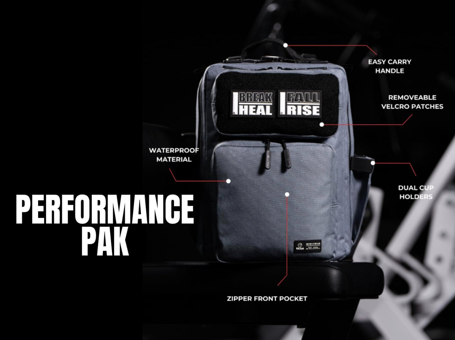 Slim Tactical Gym Backpack   Minimalist Daypack with Laptop Pocket & Cup Holders3