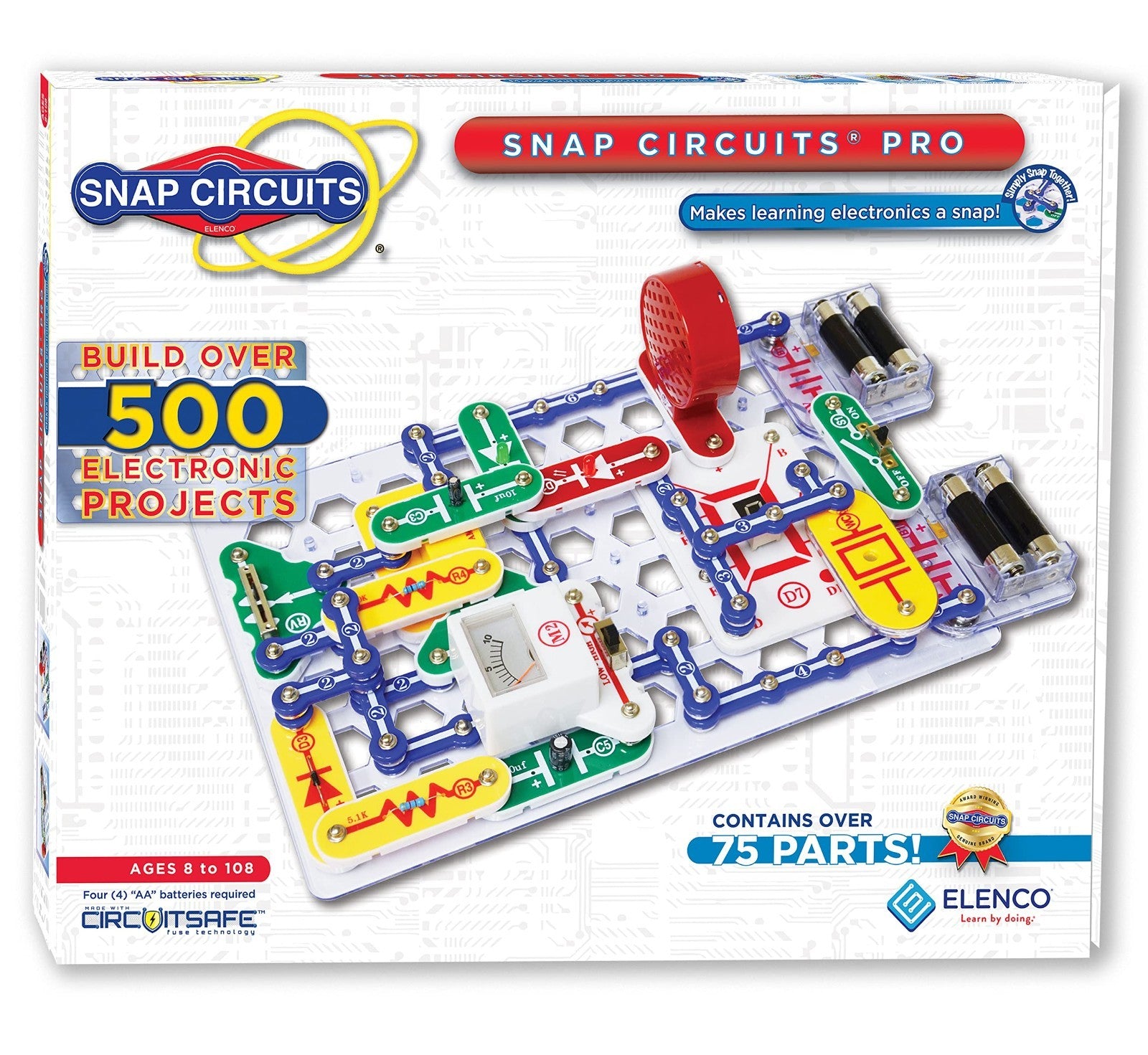 500 in 1 Electronics Exploration Kit   Snap Circuits STEM Learning Toy, Fun Proj4