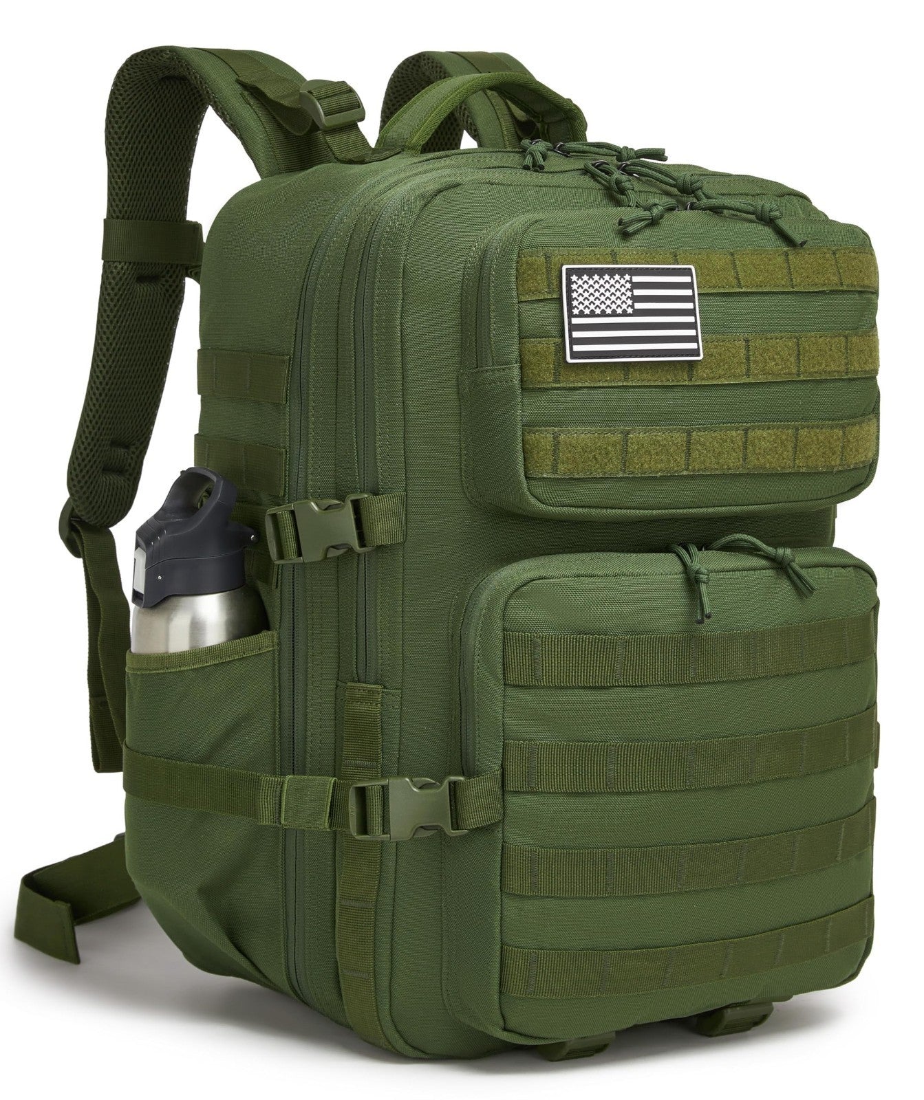 Waterproof Military Tactical Backpack   3 Day Assault Pack, Molle Daypack with W0