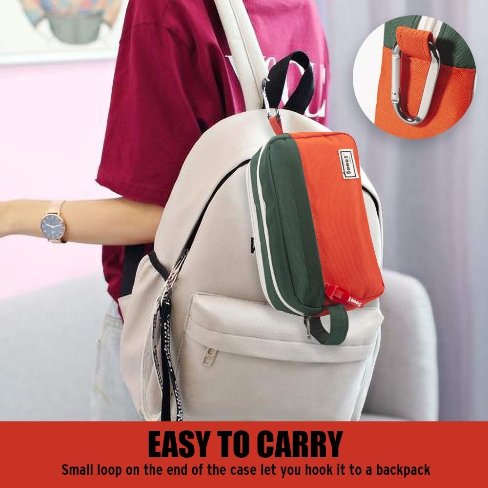 High Capacity Pencil Case Organizer   Big Pouch with Easy Grip Handle, Aesthetic3