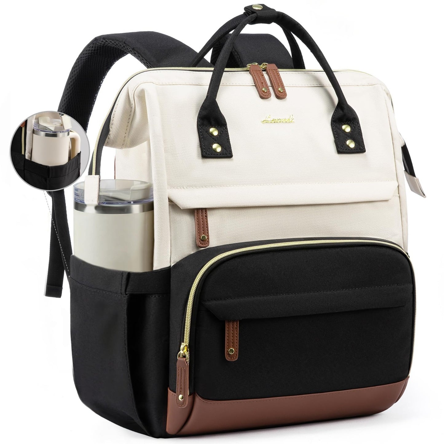 Large Capacity Waterproof Laptop Backpack for Women, 18" Work & Travel Bag, Coll1