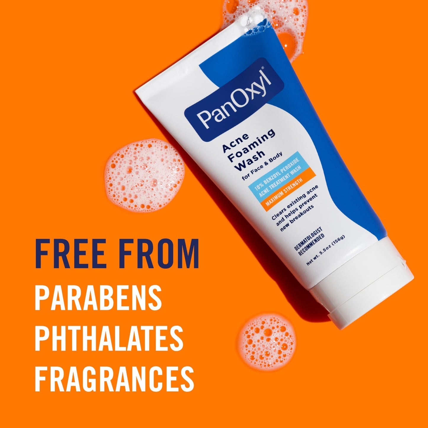 Acne Foaming Wash 10% Benzoyl Peroxide, 5.5 oz - Pack of 2, Clear Skin Solution4
