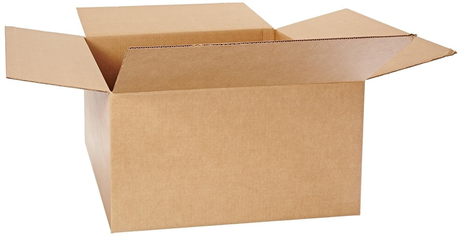 Large Corrugated Moving Boxes 10 Pack   22"x17"x12"   Heavy Duty Shipping & Stor6
