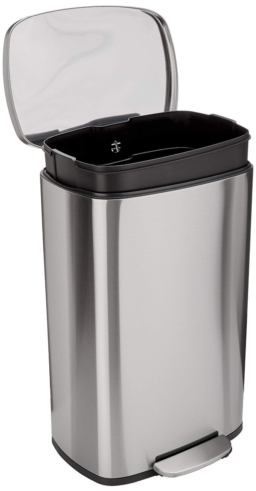 Large 13.2 Gallon Trash Can - Smudge Resistant, Soft-Close Lid, Step Pedal, Remo1