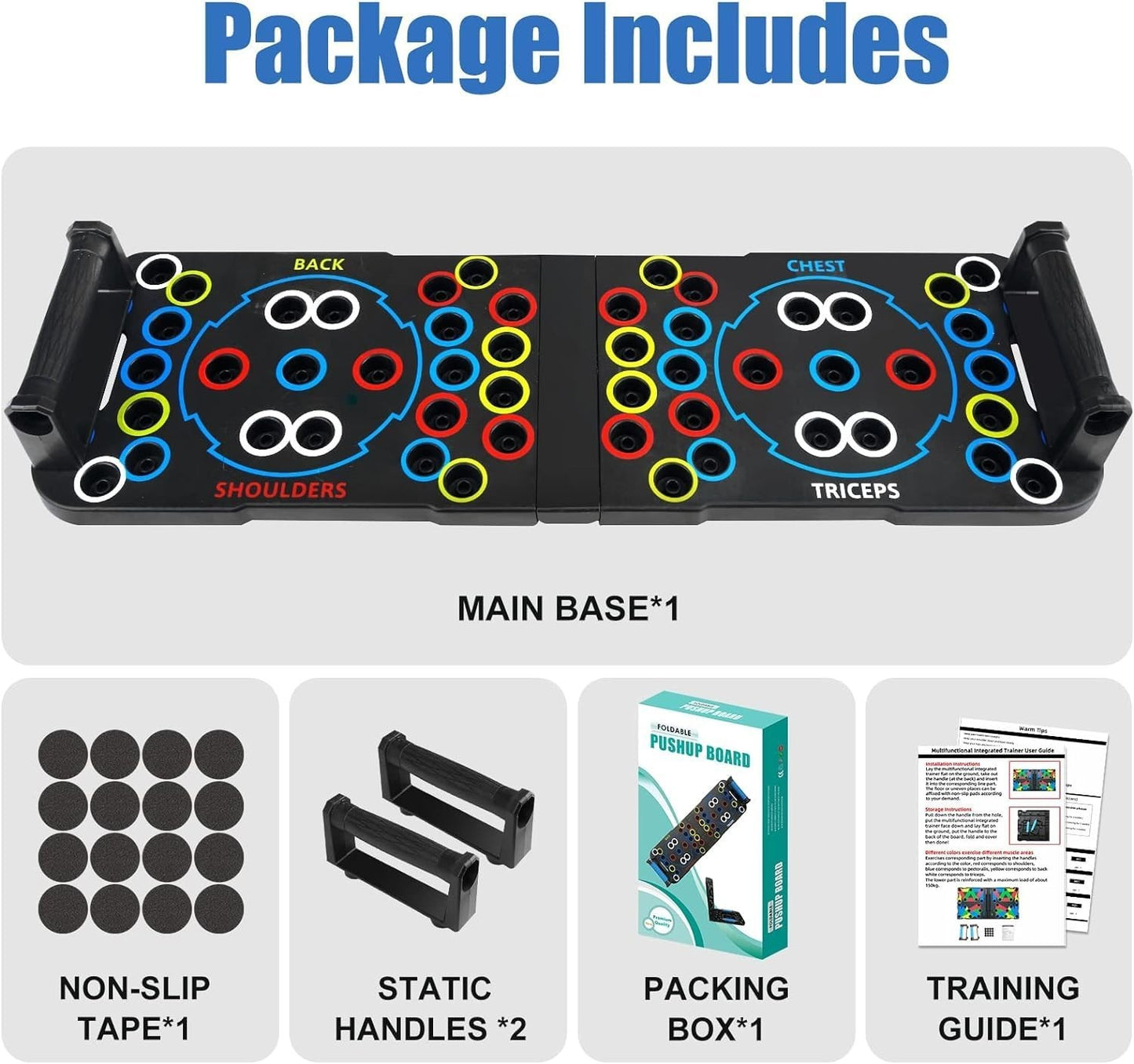 15 in 1 Multi Functional Push Up Board   Home Workout Equipment for Chest & Musc6