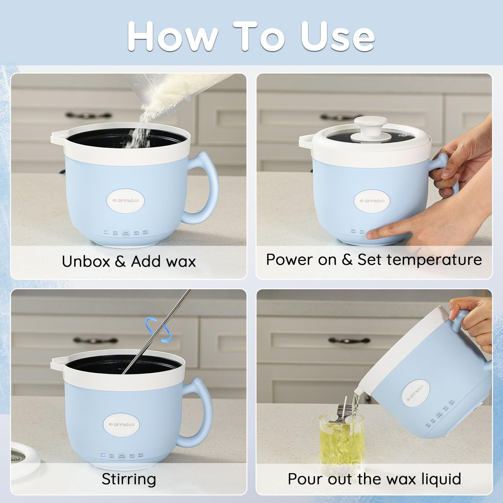 1.2L Wax Melter & Candle Making Kit - Pouring Spout, Easy Clean, DIY Gift5