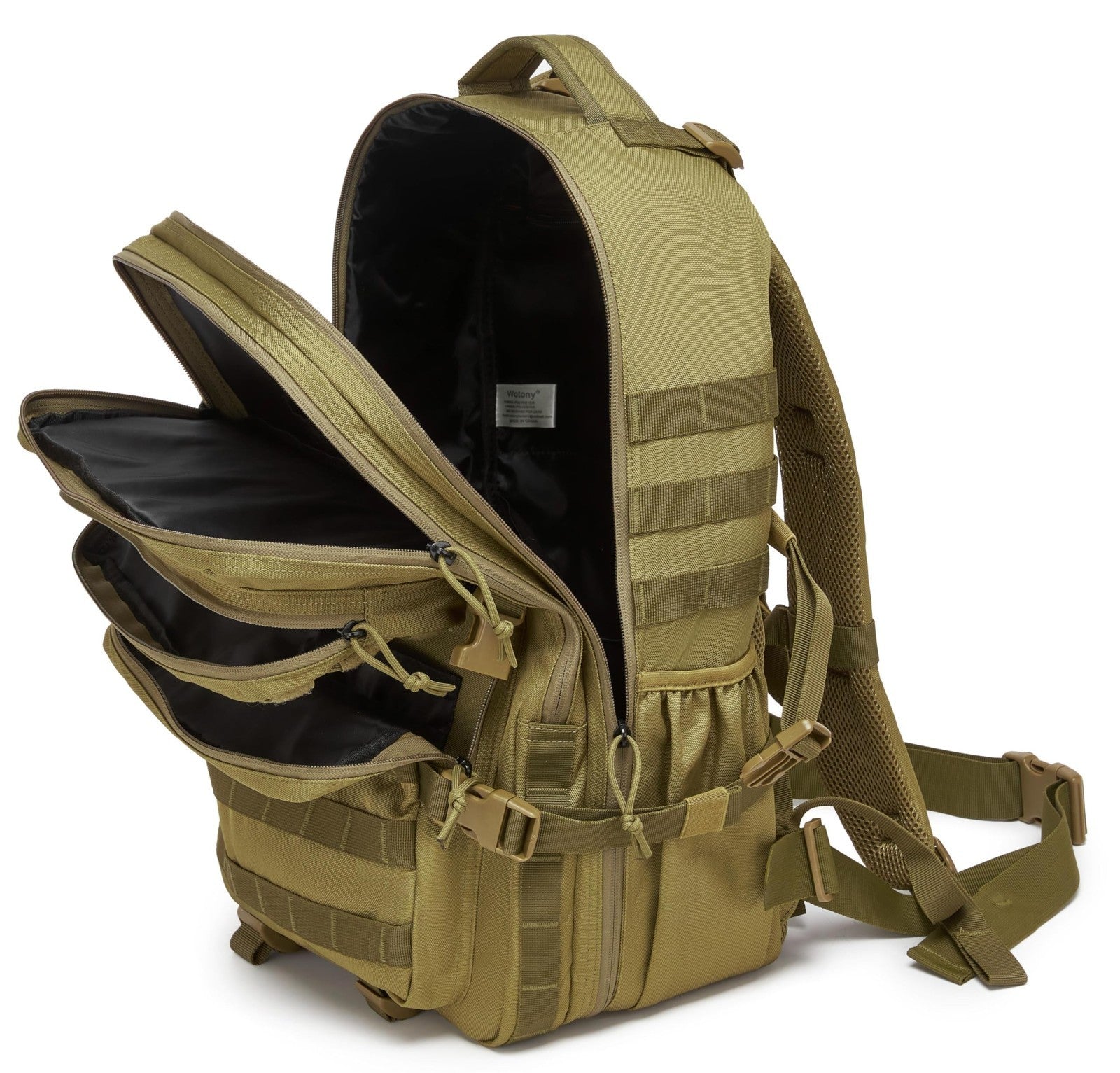 Waterproof Military Tactical Backpack   3 Day Assault Pack, Molle Daypack with B5