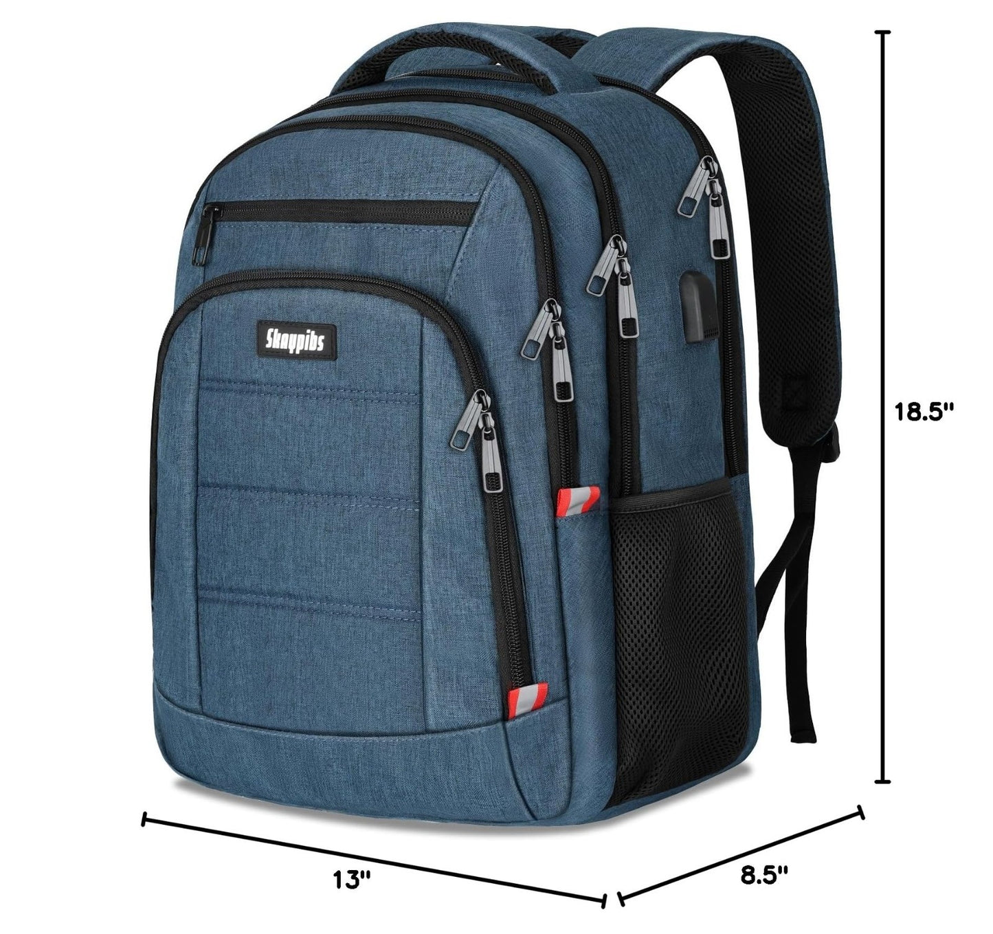Travel Laptop Backpack 15.6" Water Resistant Daypack, Anti Theft Book Bag for Sc2