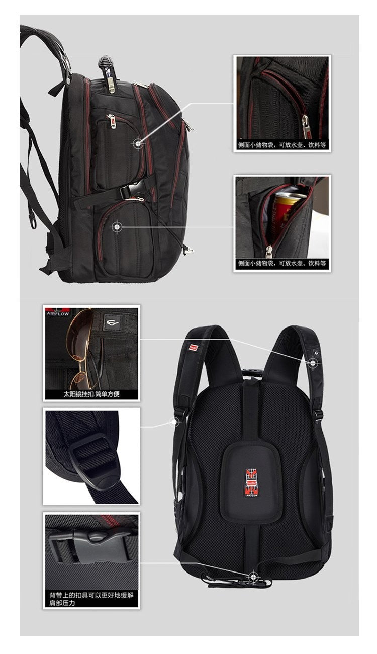 Large 18.4" Laptop Backpack for Gaming Laptops   Fits Dell, Asus, MSI, HP   Blac4