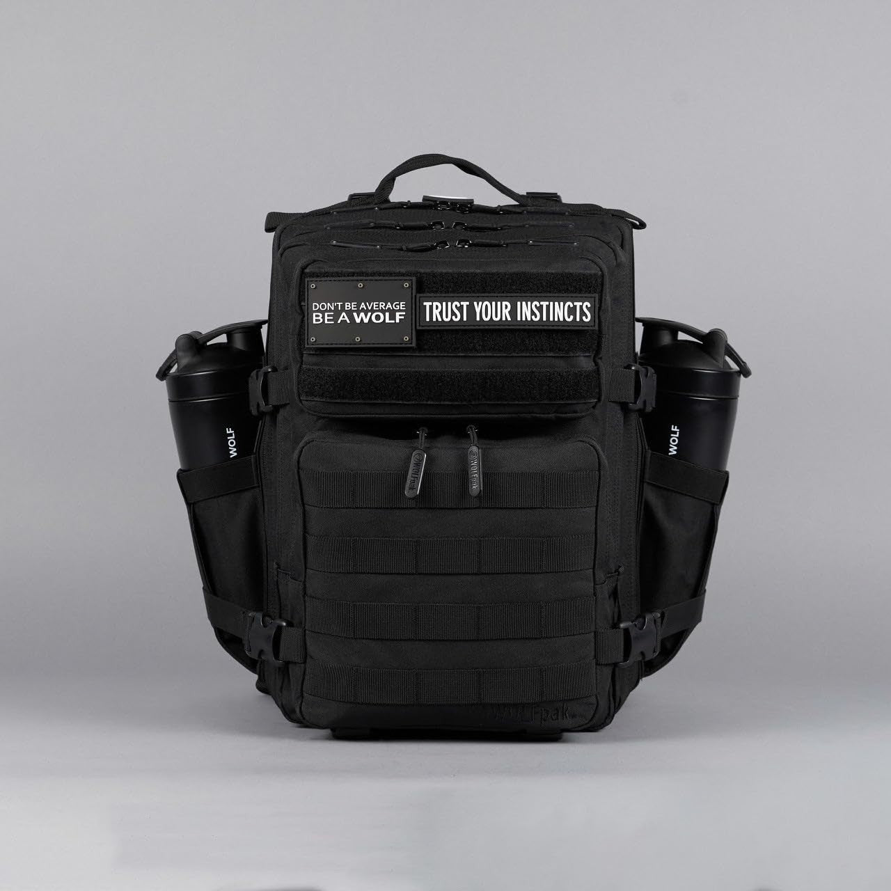 Durable 25L Waterproof Gym Backpack   MOLLE Webbing, Laptop Pocket, 1000D Oxford5