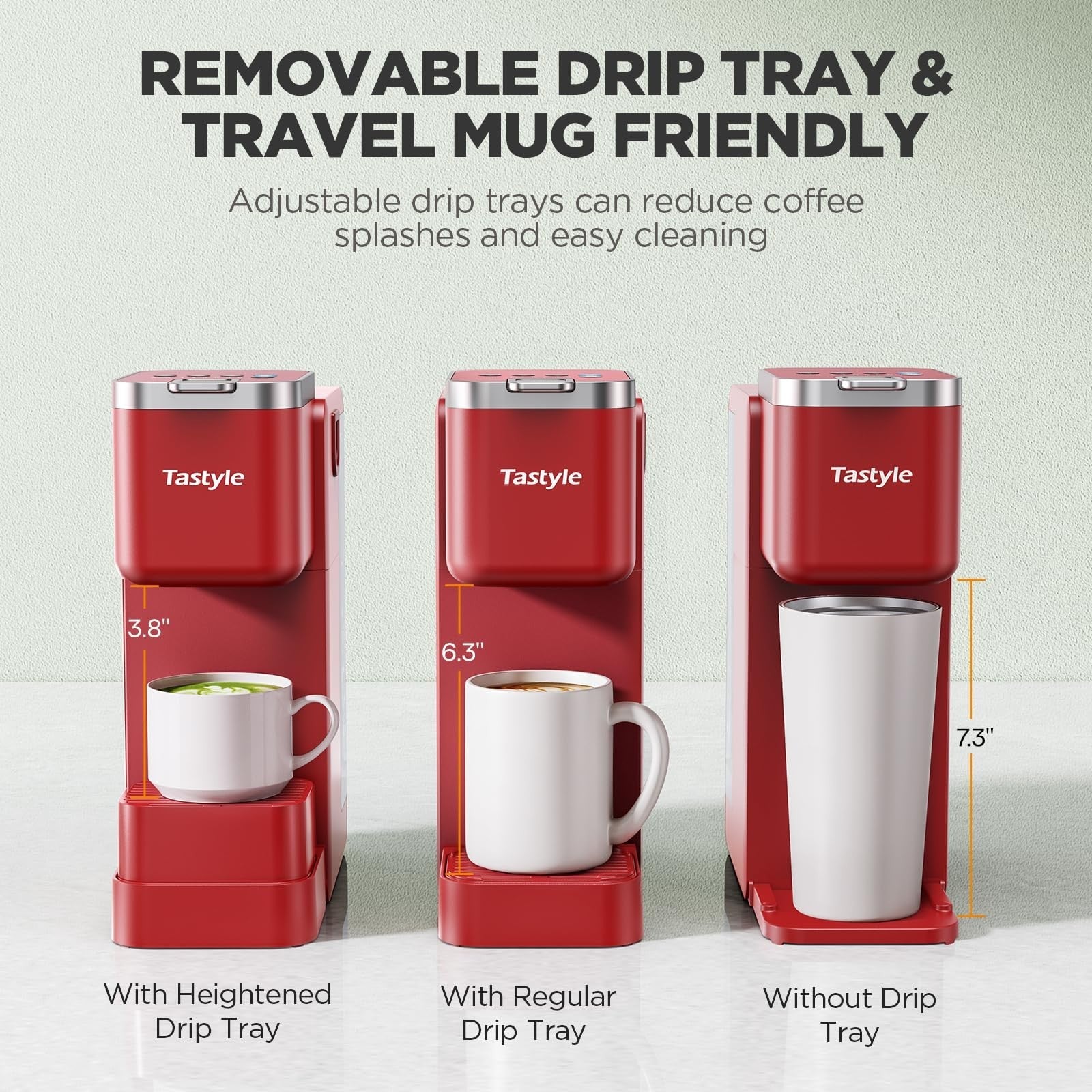 Single Serve Coffee Maker with Milk Frother, 40oz Tank, 6 Brew Sizes, BPA Free6