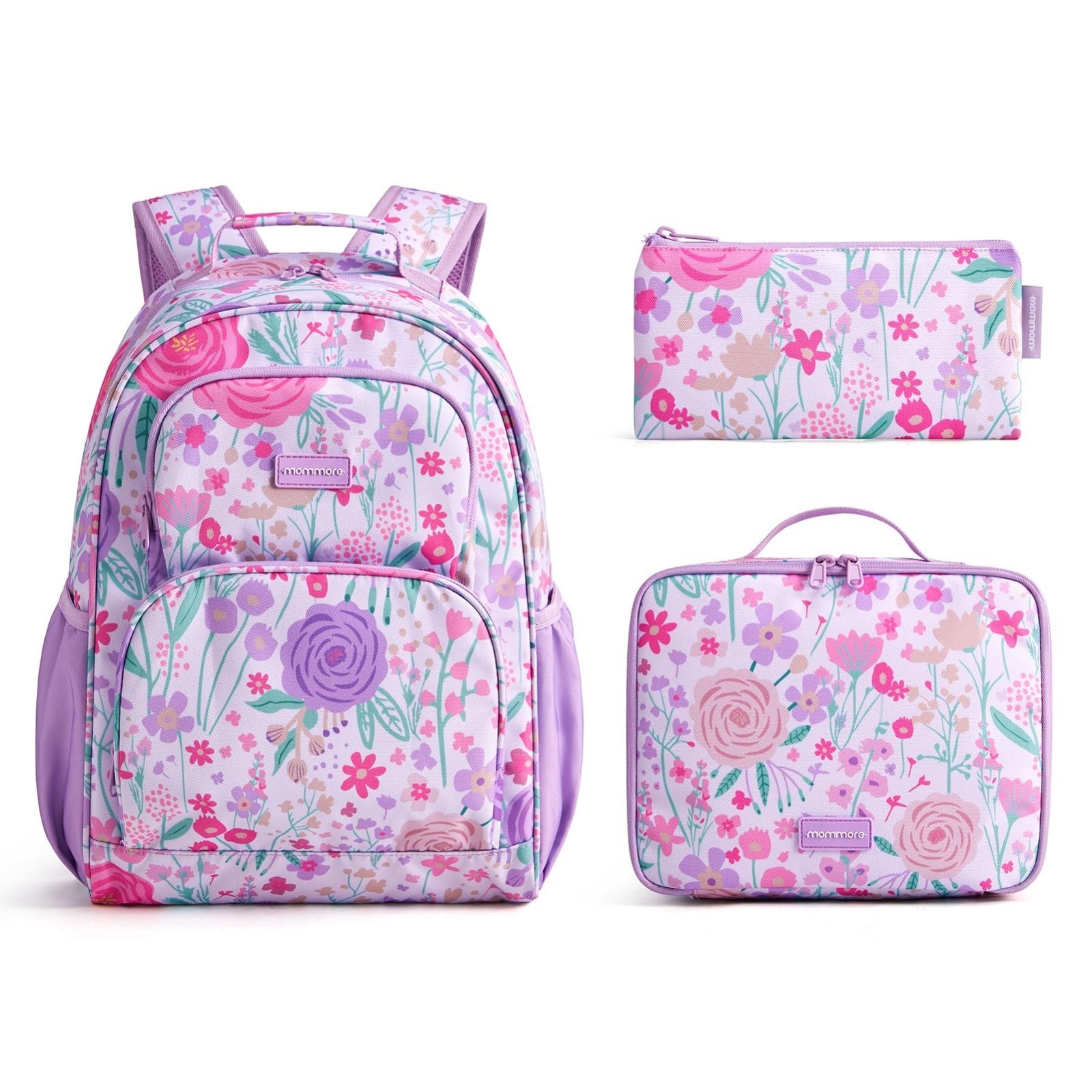 Kids Backpack Set 3PCS for School, Large Capacity 23L, Lightweight, Water-Resist1