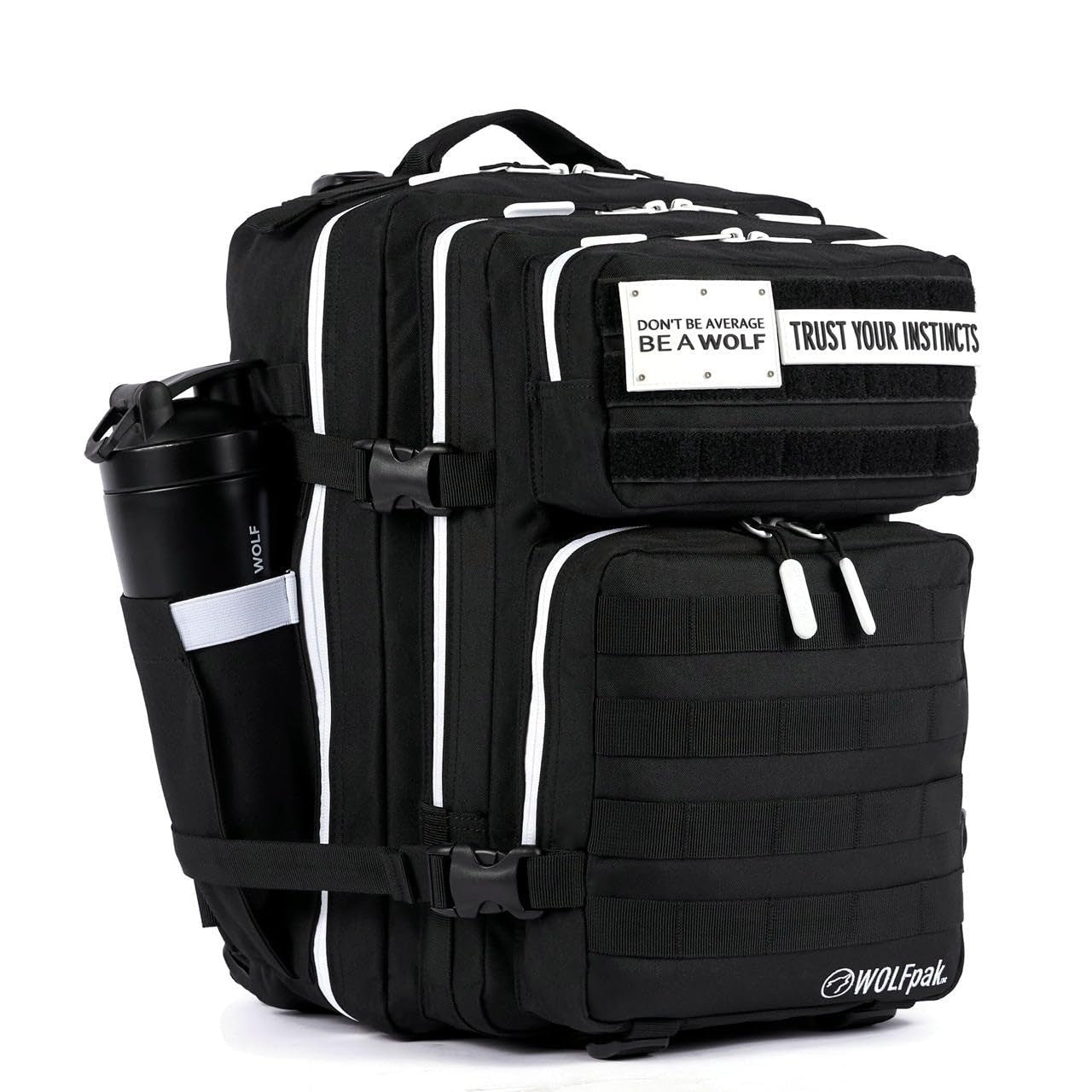 Durable 35L Waterproof Gym Backpack, MOLLE Webbing, Laptop Pocket, Athletic Gear4