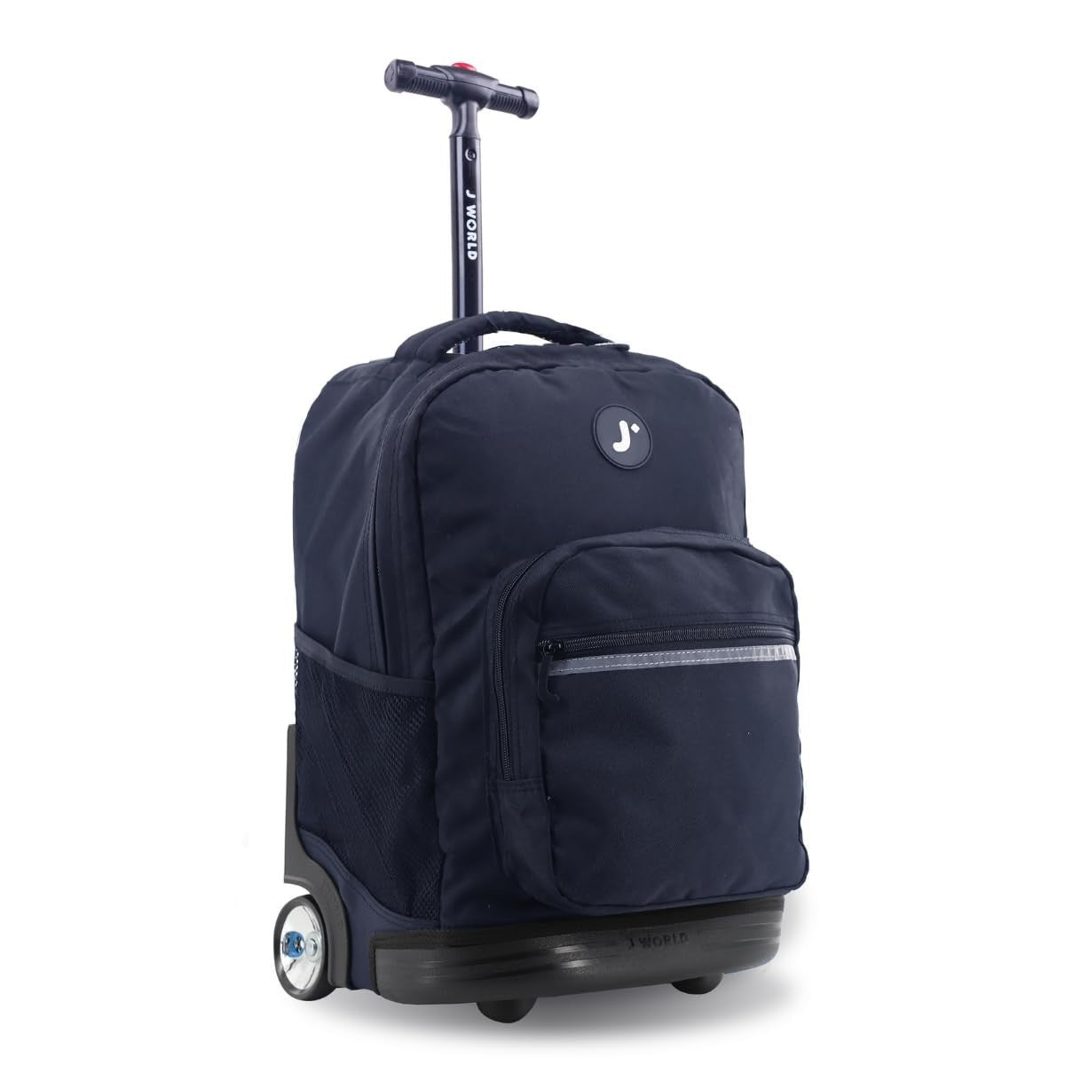 Rolling Backpack for School, Travel & Outdoor   Black, Lightweight & Durable1