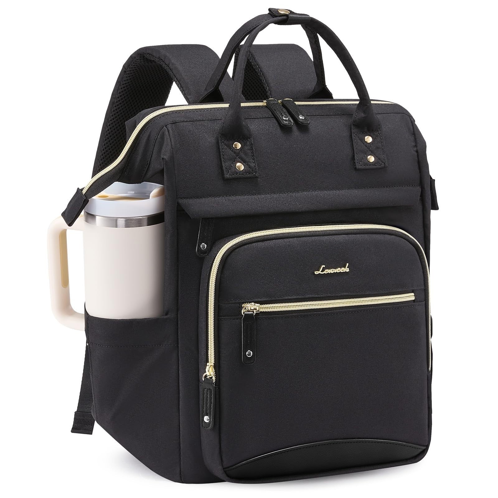 Large Capacity Laptop Backpack for Women, 15.6" Waterproof Work Bag, Travel Book1