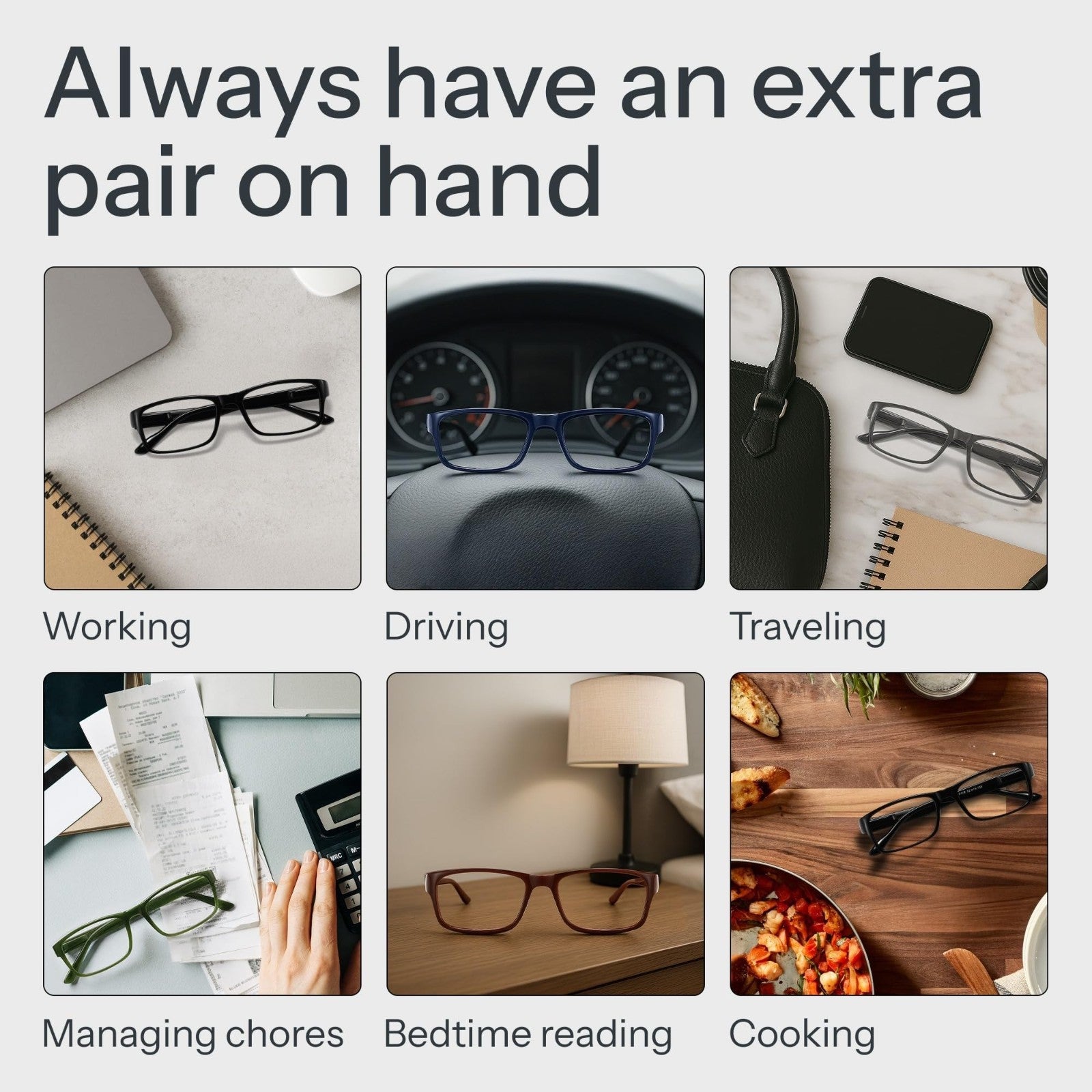 2.5x Professional Reading Glasses - Blue Light Blocking Computer Readers - Value5