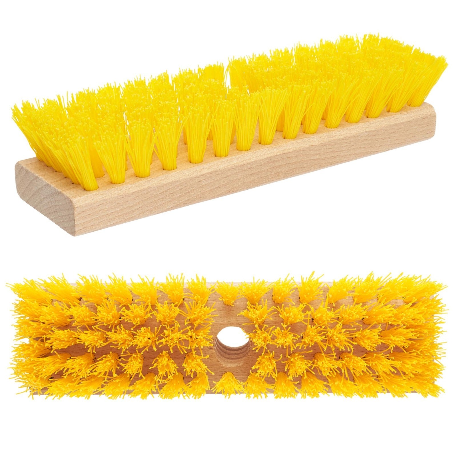 Heavy Duty Deck Scrub Brush Head 7.87" - Nylon Bristles for Concrete & Wood Clea8