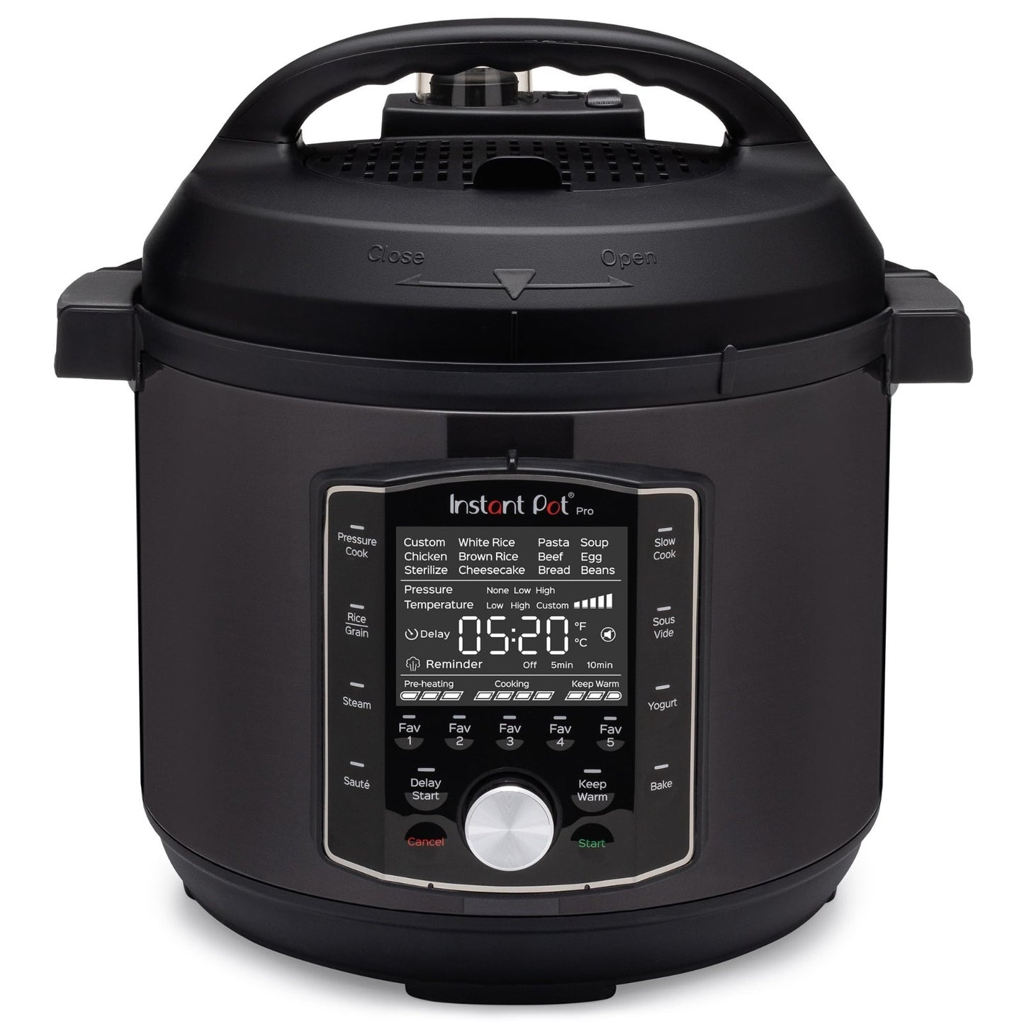 10-in-1 Electric Pressure Cooker, Slow Cooker, Rice Steamer, Sous Vide, 6 Quart,1