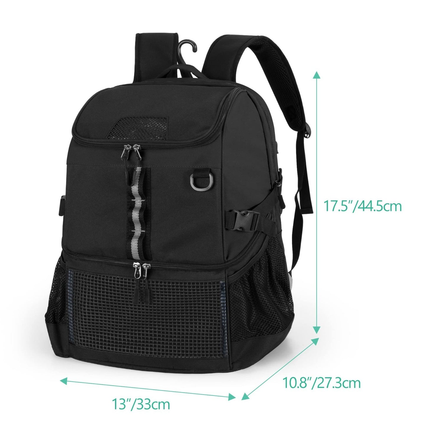 Basketball Backpack with Ball & Shoe Compartment, Multi Sport Sports Bag5
