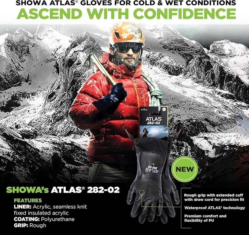 Waterproof Insulated Winter Work Gloves   Breathable, Thermal Fleece, Snow Cuff6