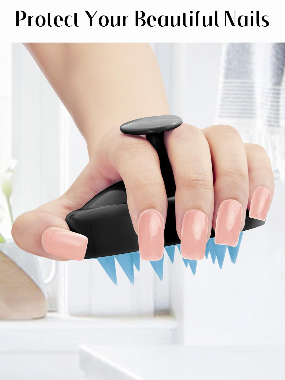 Scalp Massager Shampoo Brush   Soft Silicone Exfoliator for Dandruff & Hair Grow3