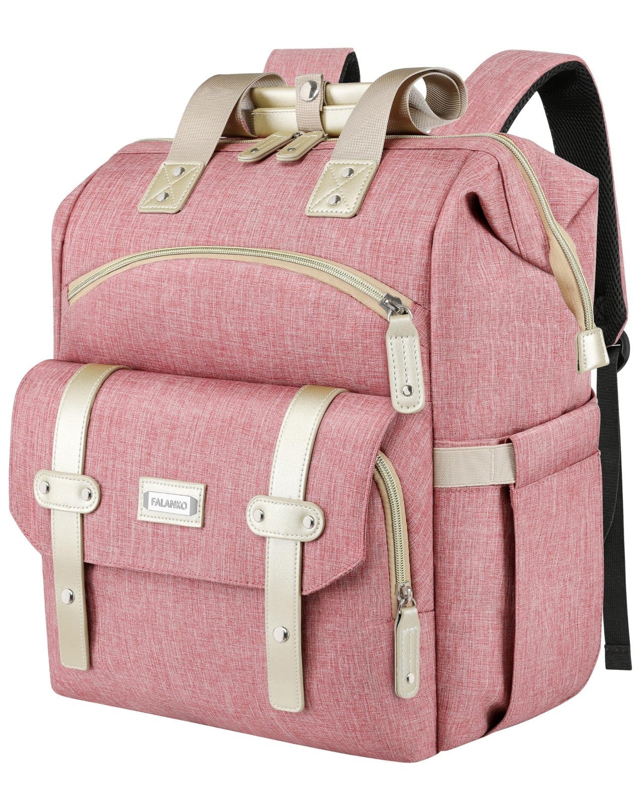 Large Women’s Backpack for 15.6" Laptop, Water-Resistant Travel Bookbag, School1