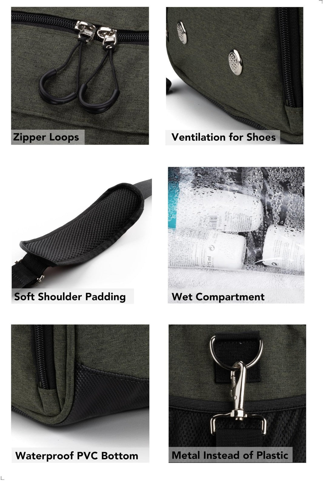Versatile Gym Duffle Bag with Shoe & Wet Compartment for Travel, Sports & Fitnes2