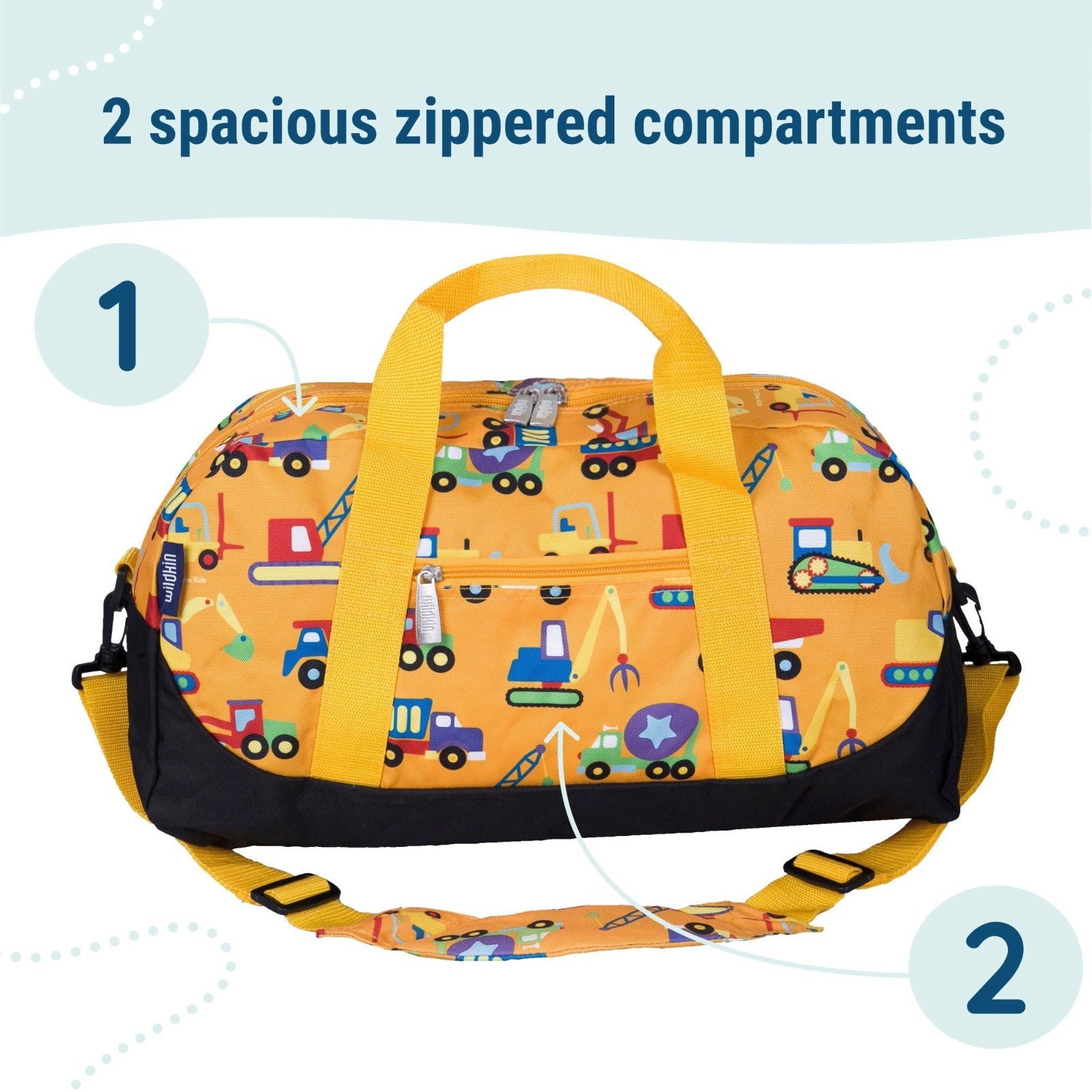 Kids Overnighter Duffel Bag - Lightweight Travel Bag for School & Sleepovers, Ag4