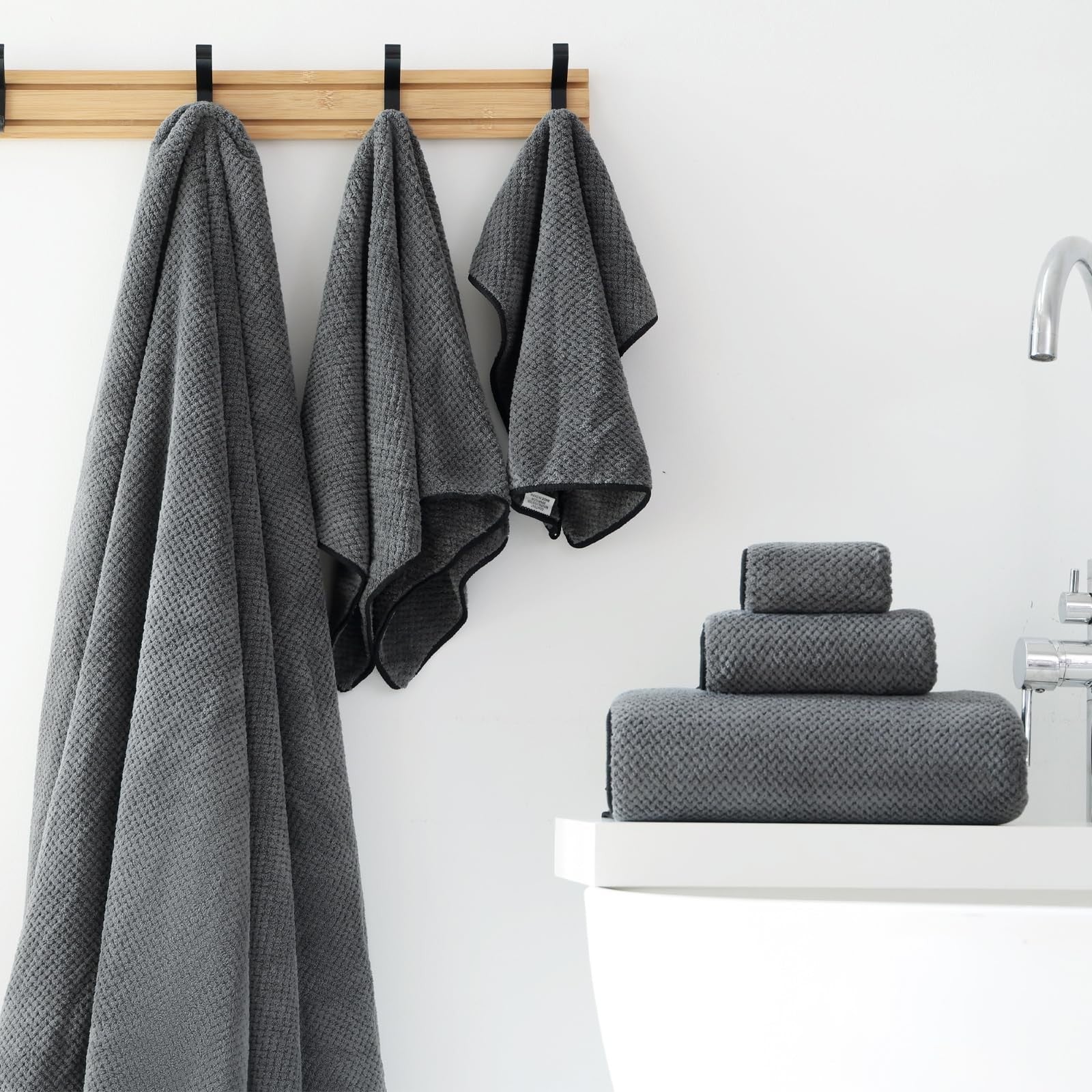 Oversized 40x80 Bath Sheets - Extra Large Soft Absorbent Quick Dry Microfiber To3