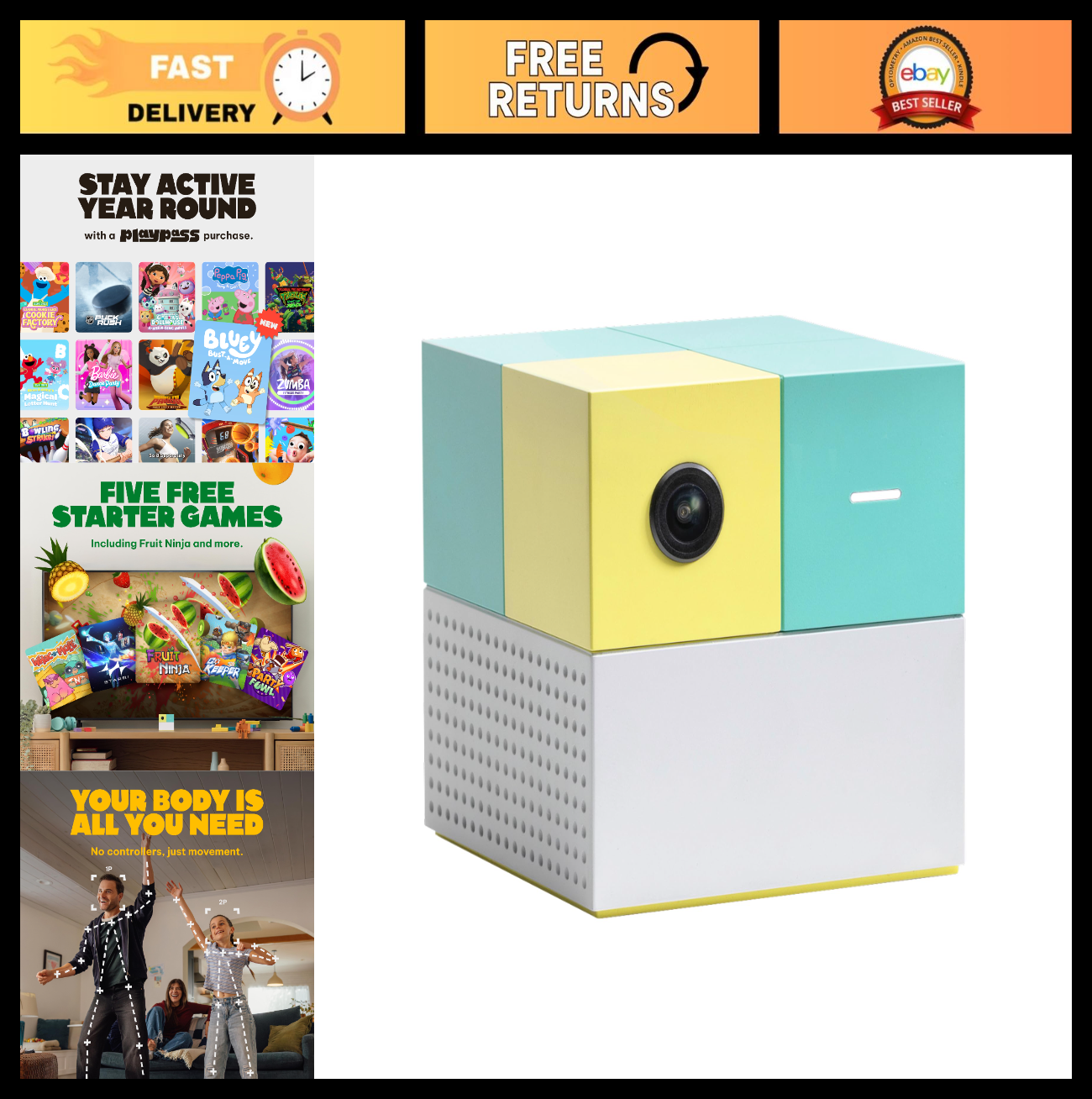 Active Play System for Kids & Families   Indoor Fun, Interactive Gaming, Parties0